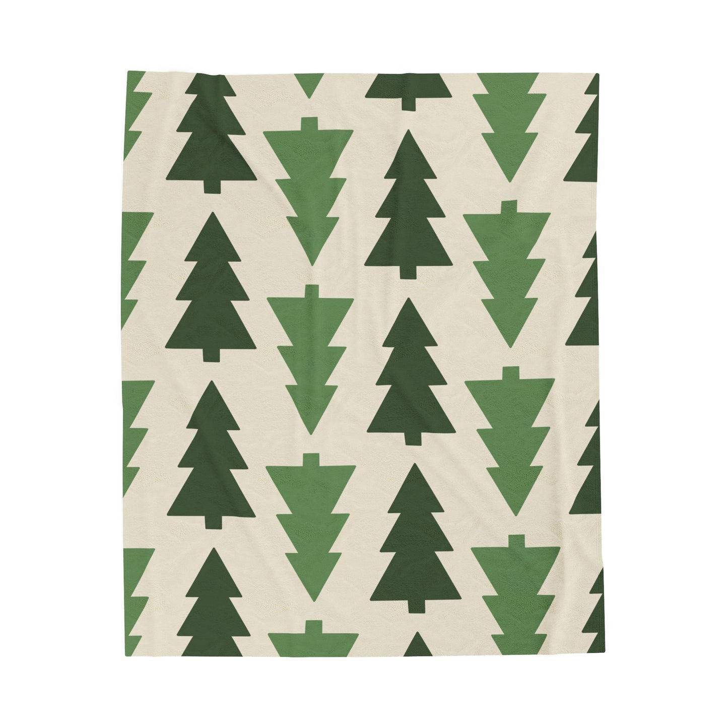 Forest Trees Velveteen Blanket