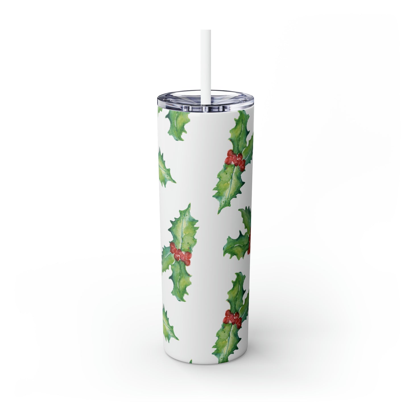 Holiday Berries Tumbler with Straw, 20oz