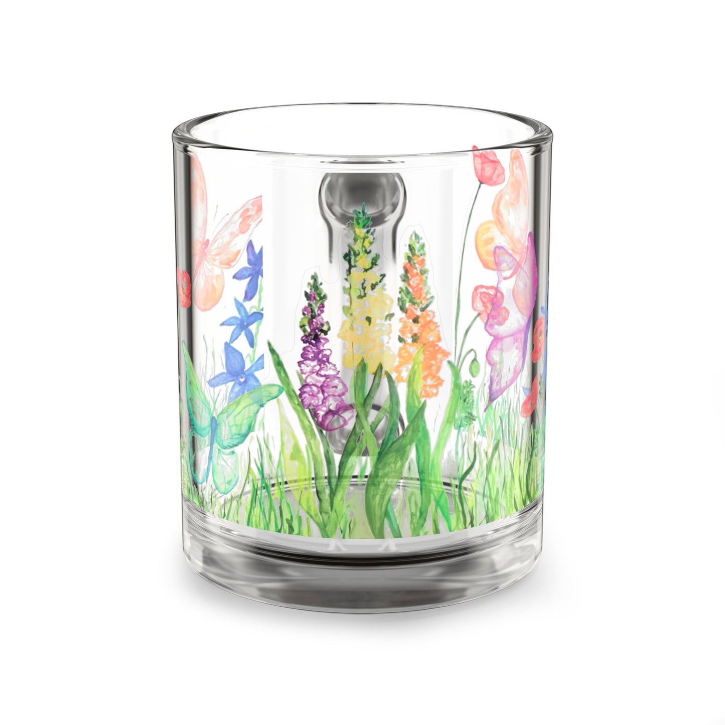 “Butterfly Kisses” Glass Mug