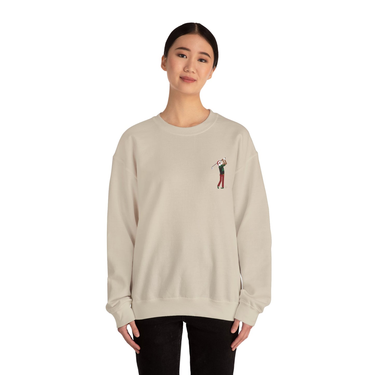 Santa Golfer Crewneck
