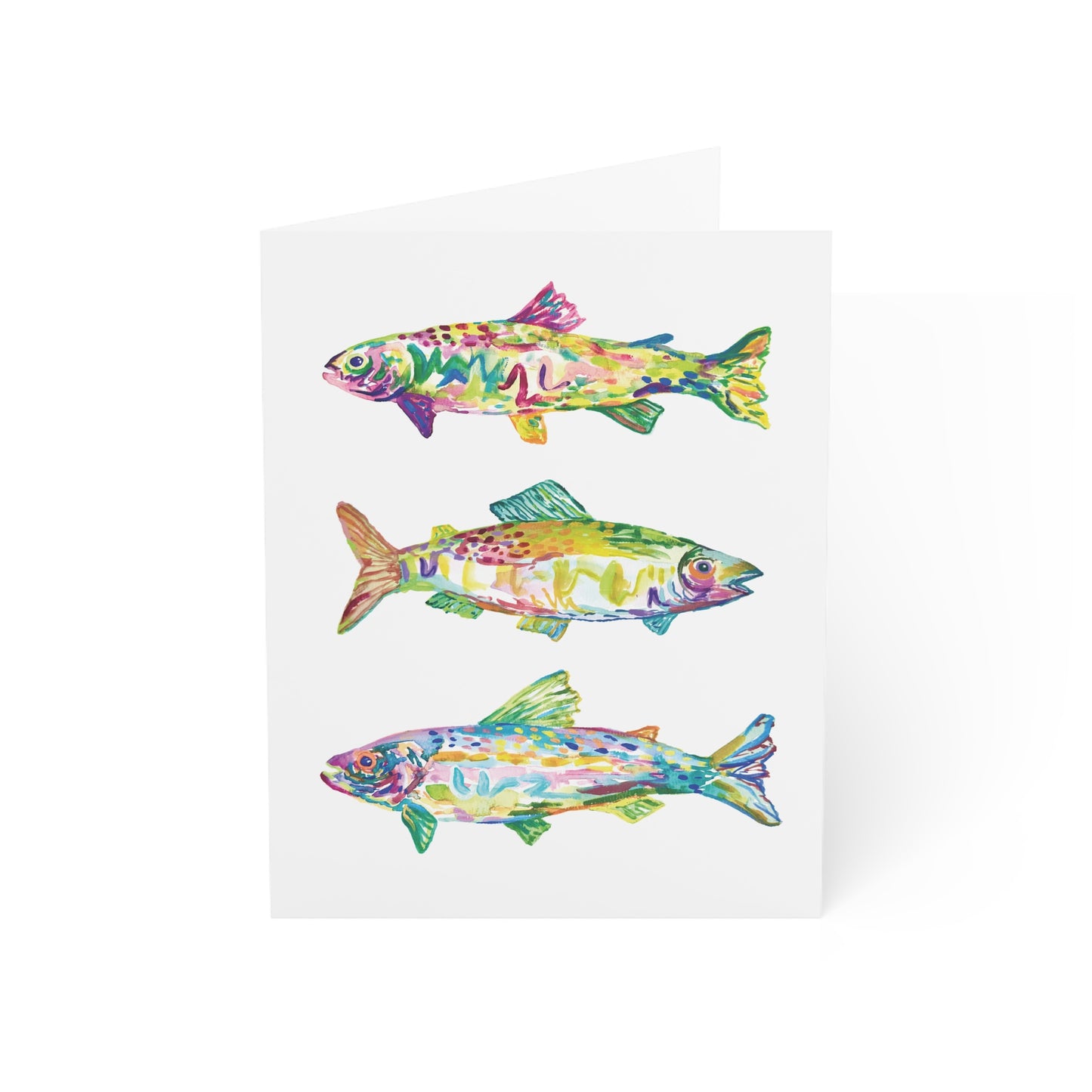 “Upstream” Greeting Cards