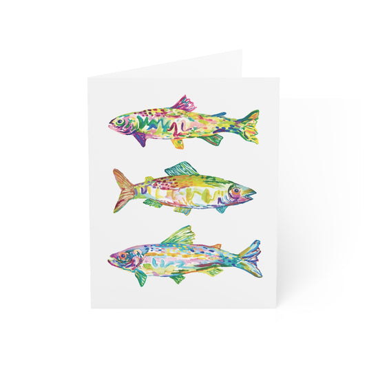 “Upstream” Greeting Cards