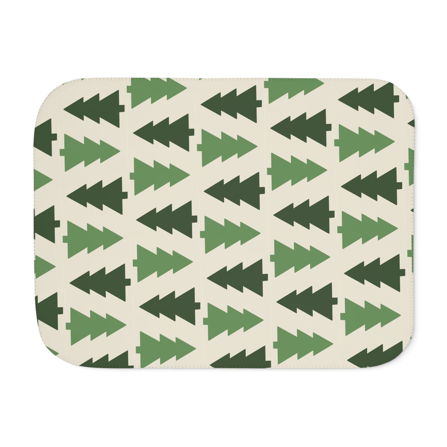 Trees Sherpa Blanket, Two Colors