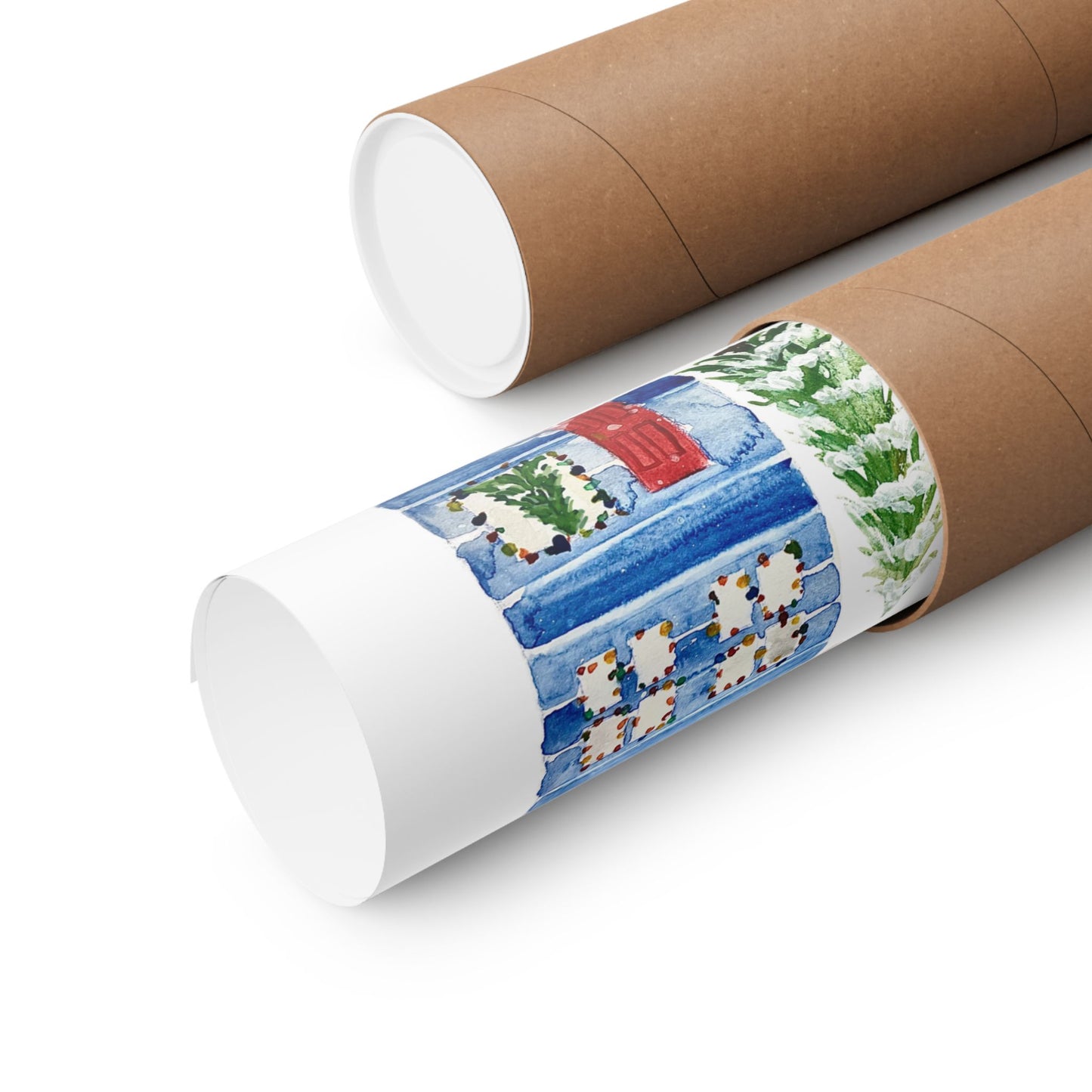 Christmas House Print
