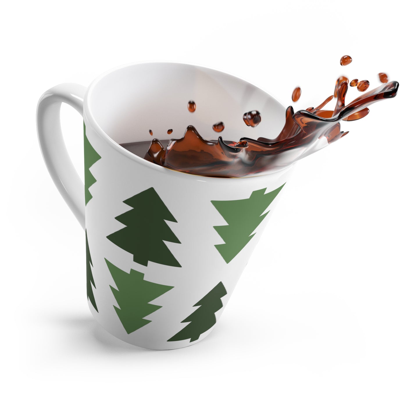 Forest Trees Latte Mug