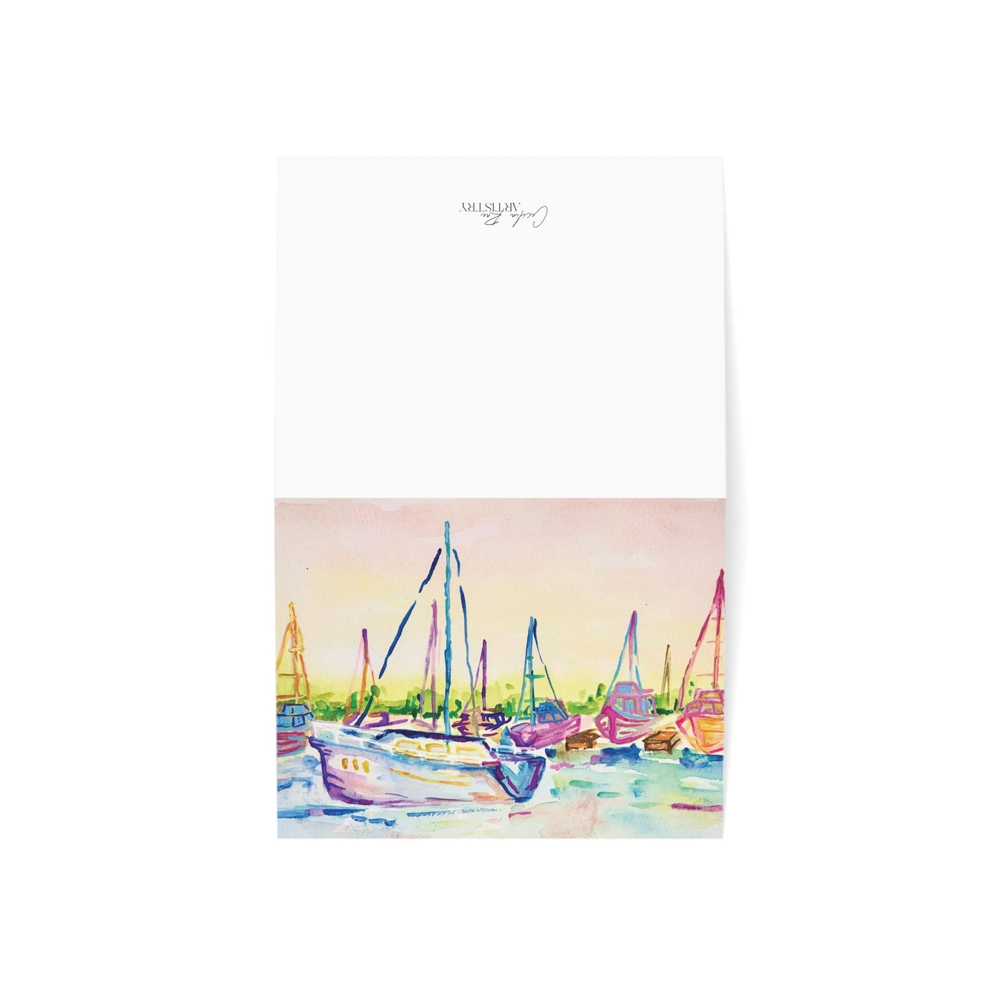 “Sailing By” Greeting Cards