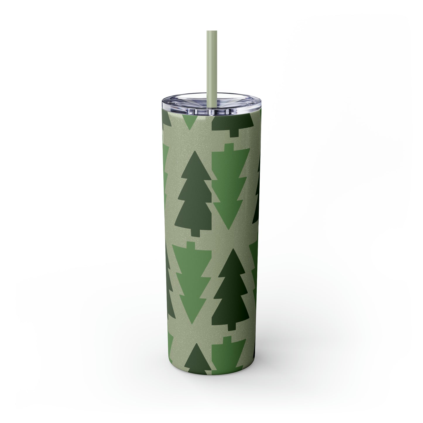 Forest Trees Tumbler with Straw, 20oz