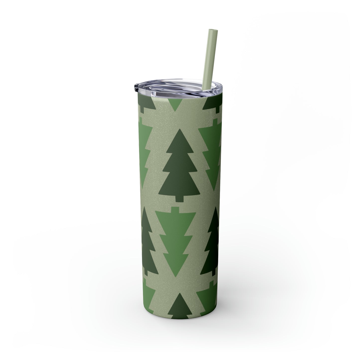 Forest Trees Tumbler with Straw, 20oz