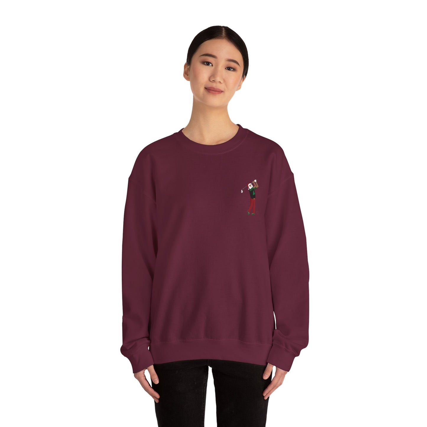 Santa Golfer Crewneck