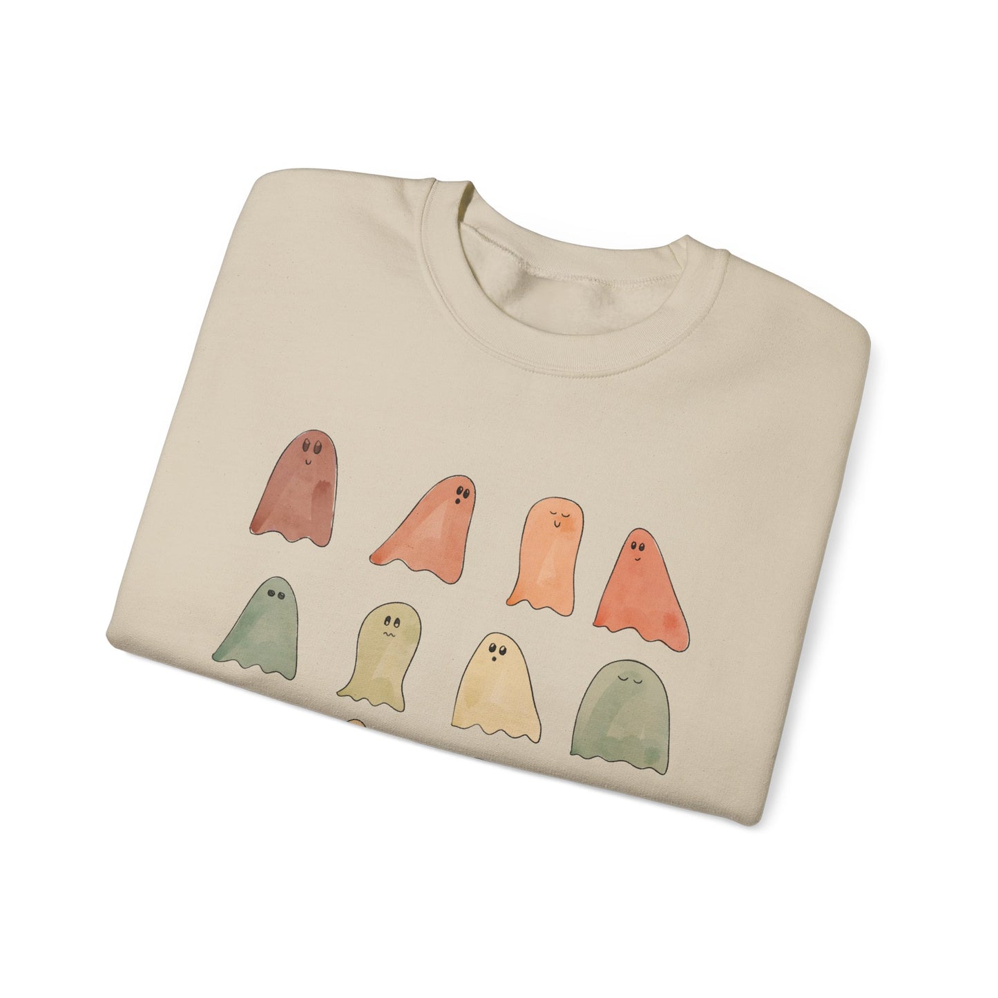 Fall Colors Painted Ghost Crewneck