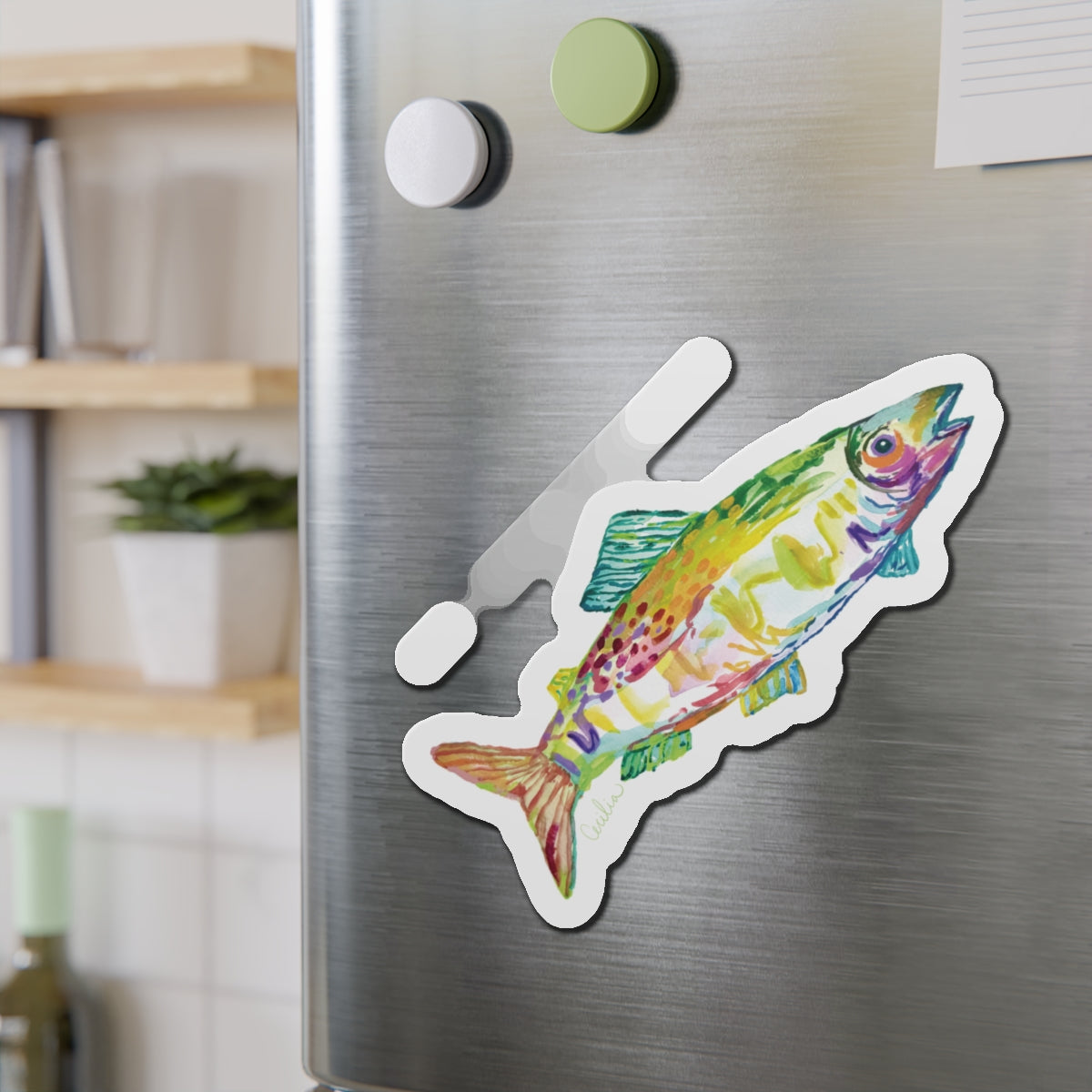 Teal Fin Magnet