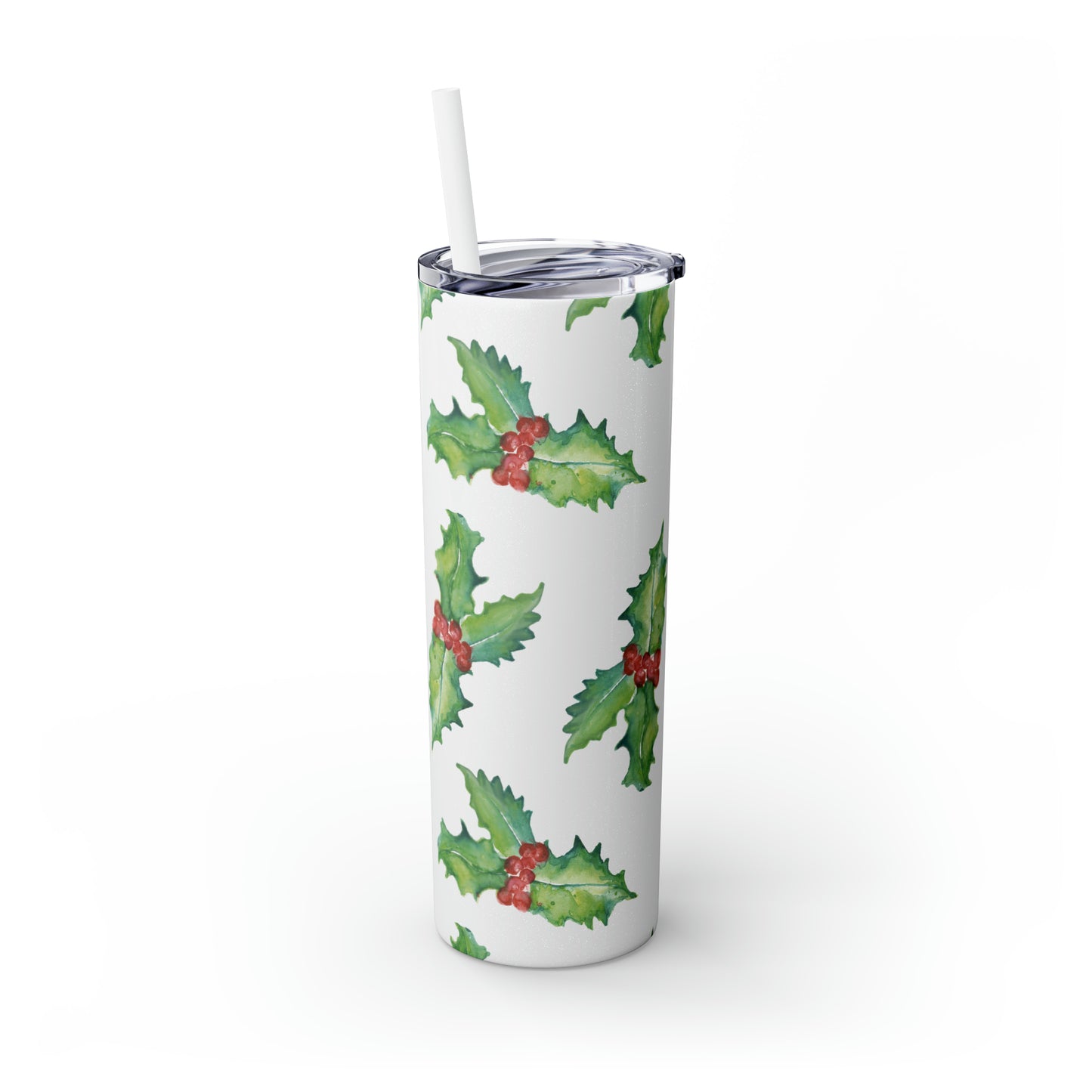 Holiday Berries Tumbler with Straw, 20oz