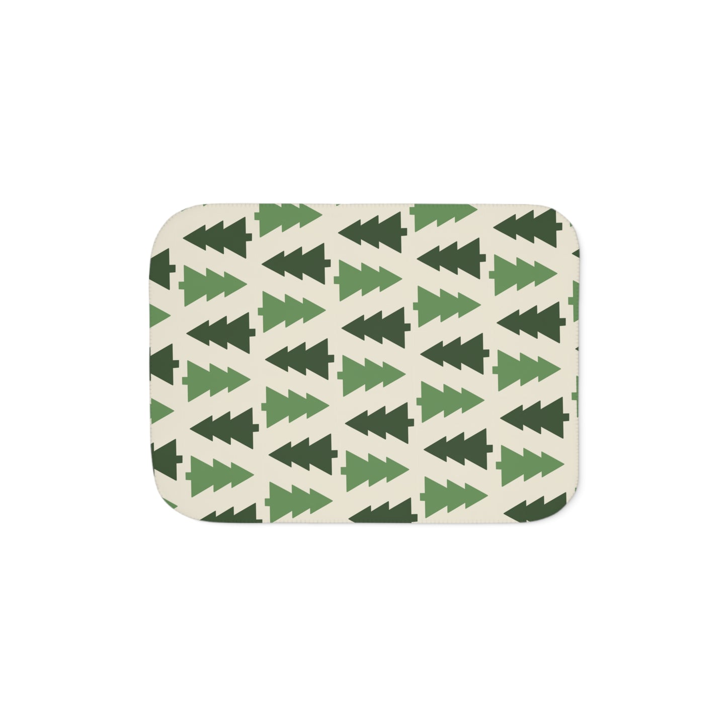 Trees Sherpa Blanket, Two Colors