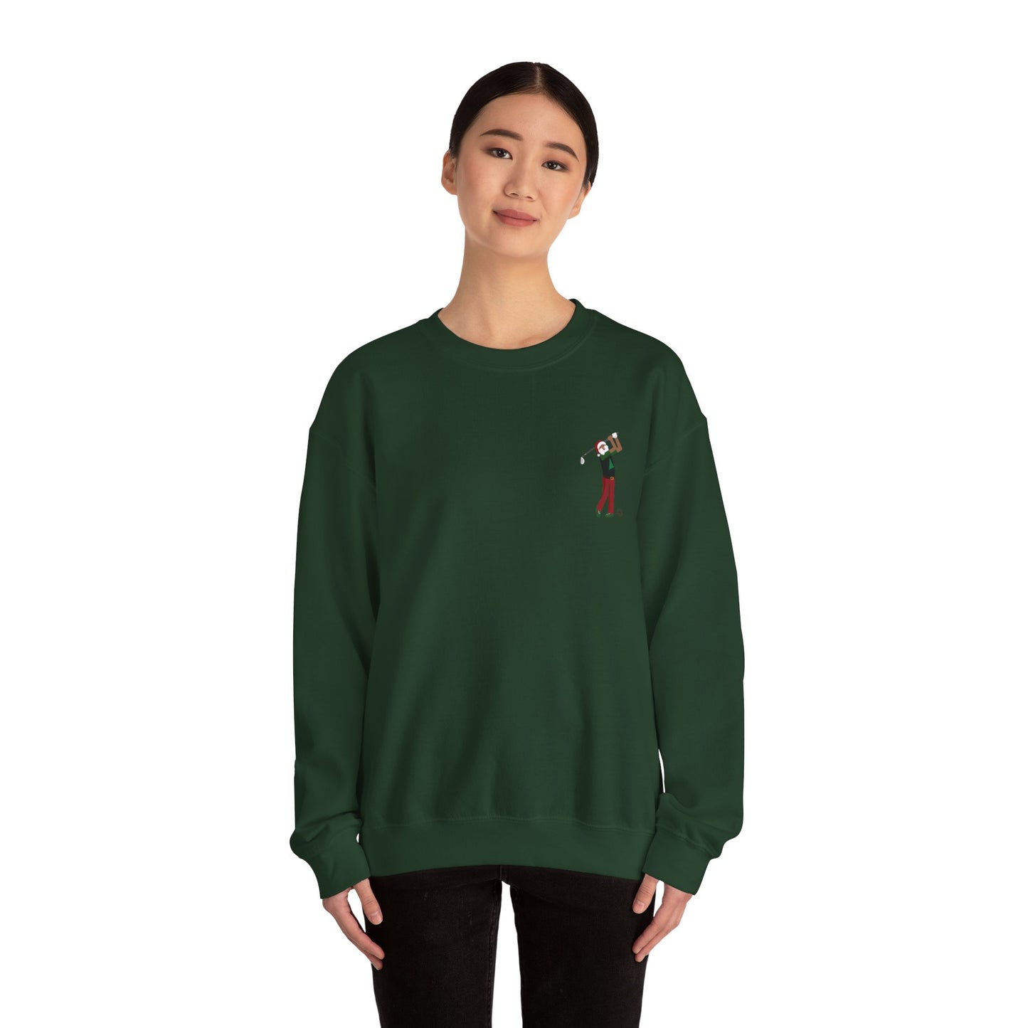 Santa Golfer Crewneck