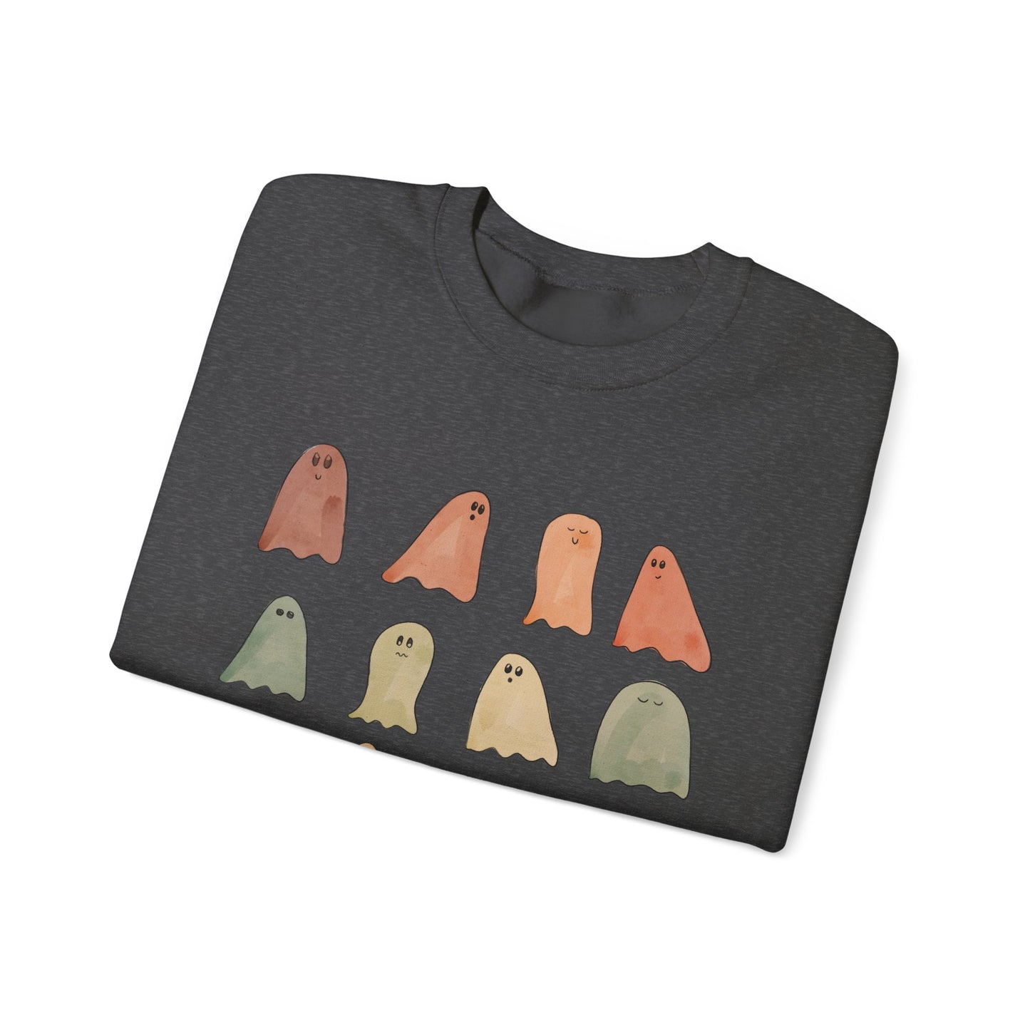 Fall Colors Painted Ghost Crewneck