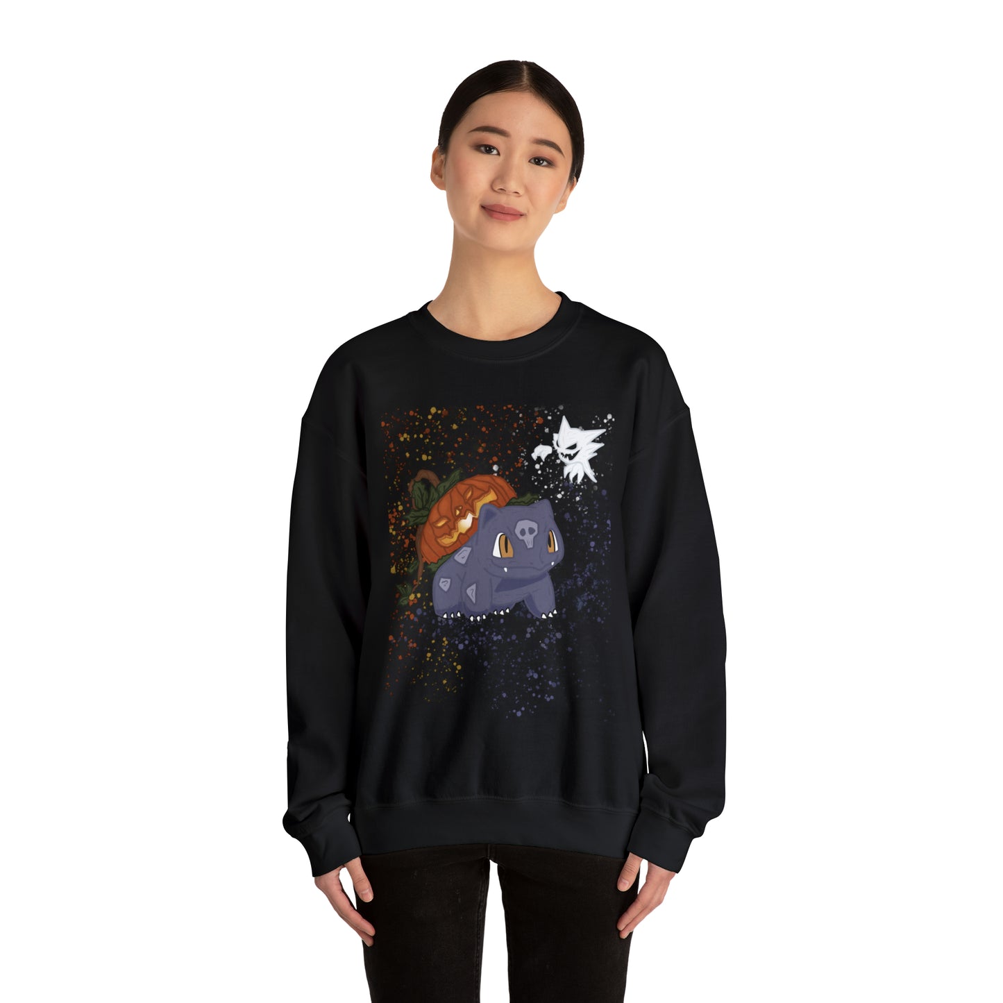 SPookémon Plantasaur Crewneck