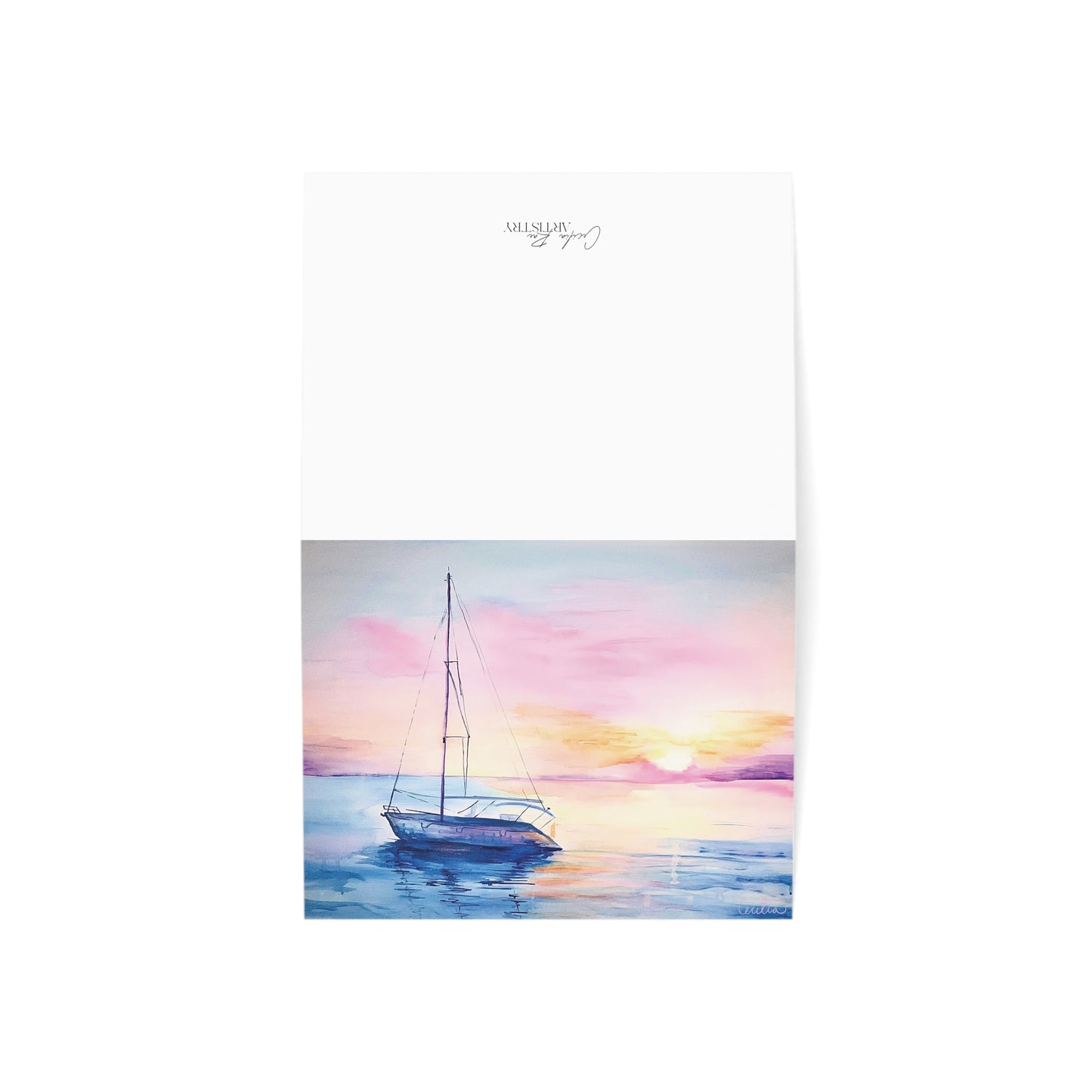 “Her Calm Waters” Greeting Cards