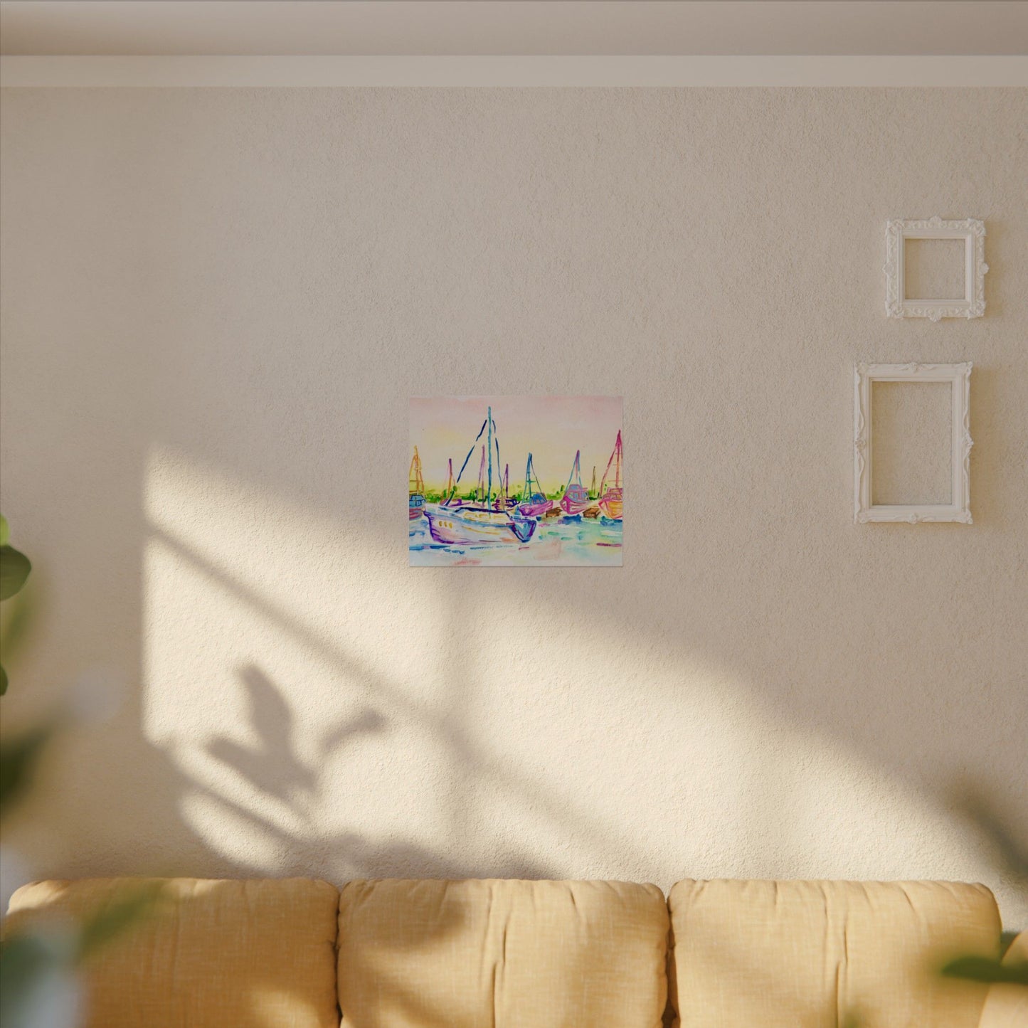 Copy of Watercolor Poster Key West Marina Print