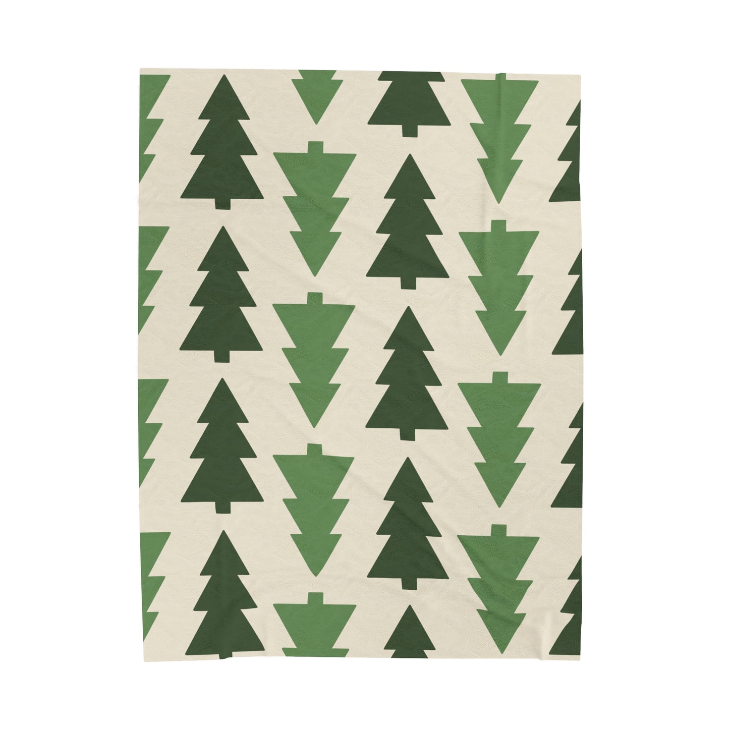 Forest Trees Velveteen Blanket