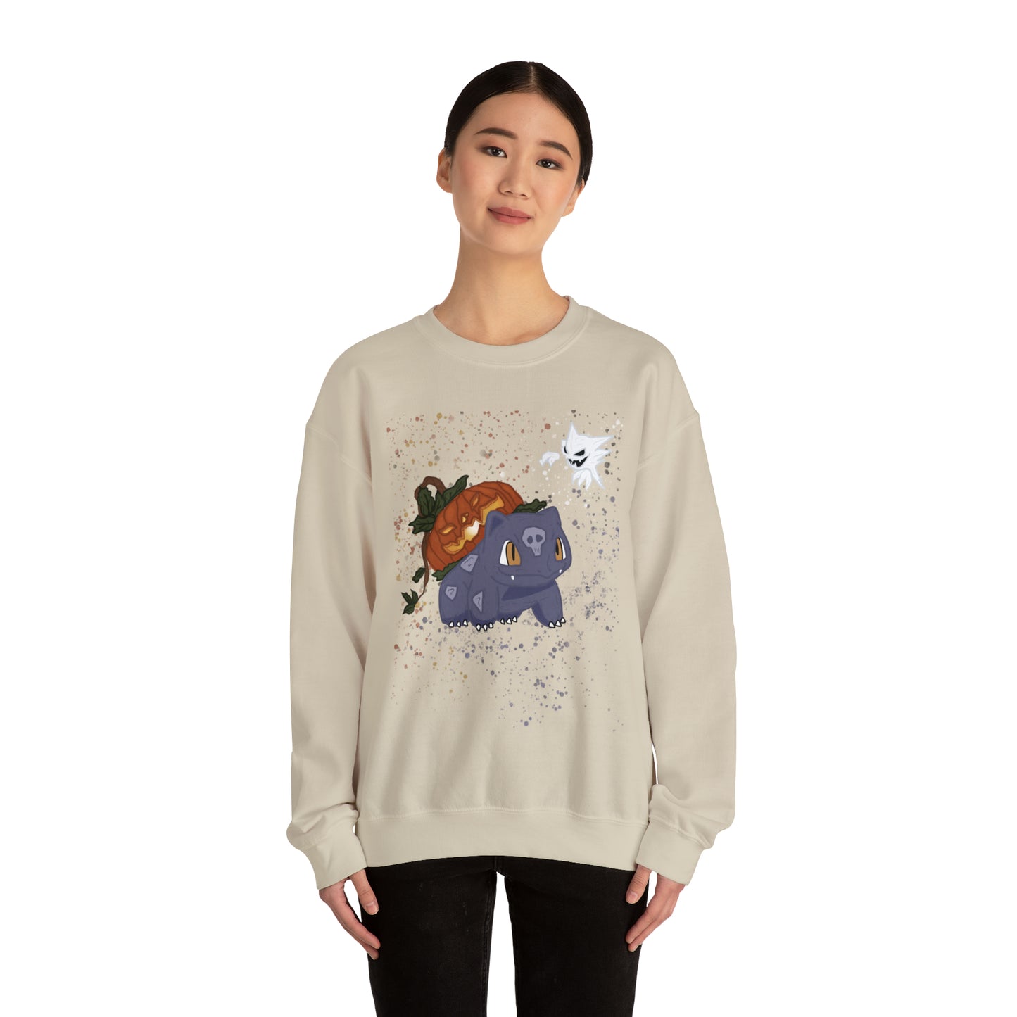 SPookémon Plantasaur Crewneck