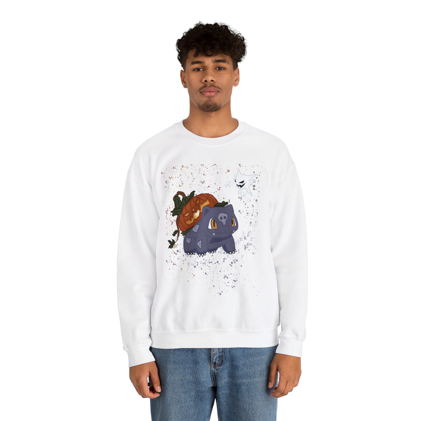 SPookémon Plantasaur Crewneck