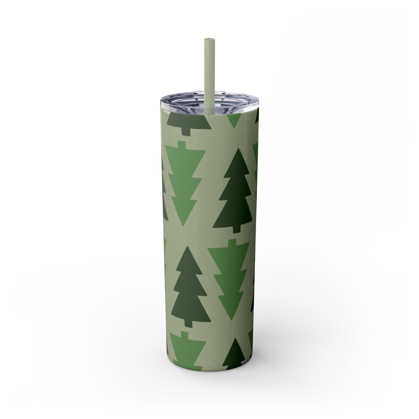 Forest Trees Tumbler with Straw, 20oz