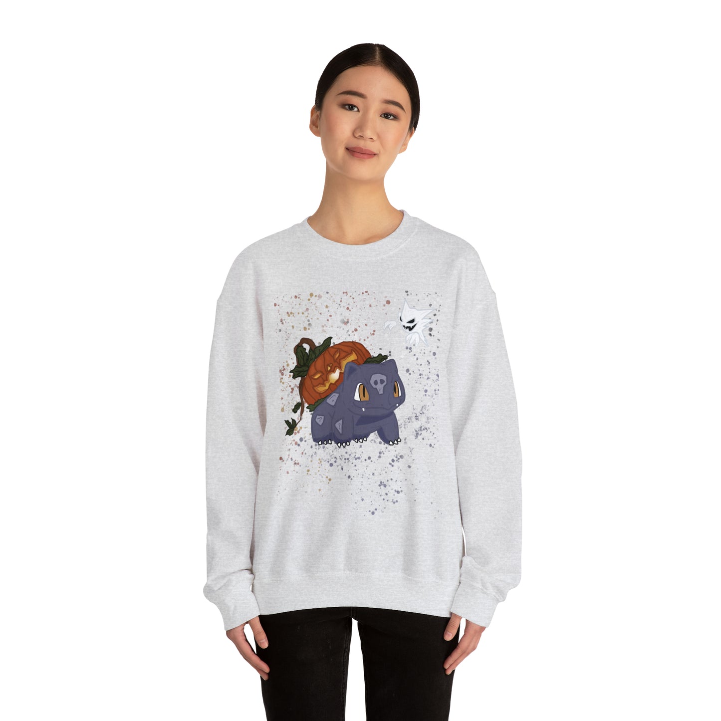 SPookémon Plantasaur Crewneck