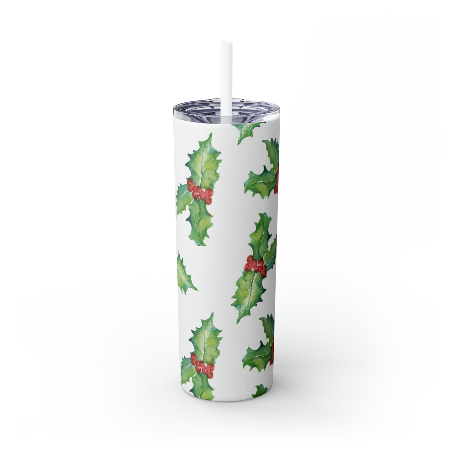 Holiday Berries Tumbler with Straw, 20oz