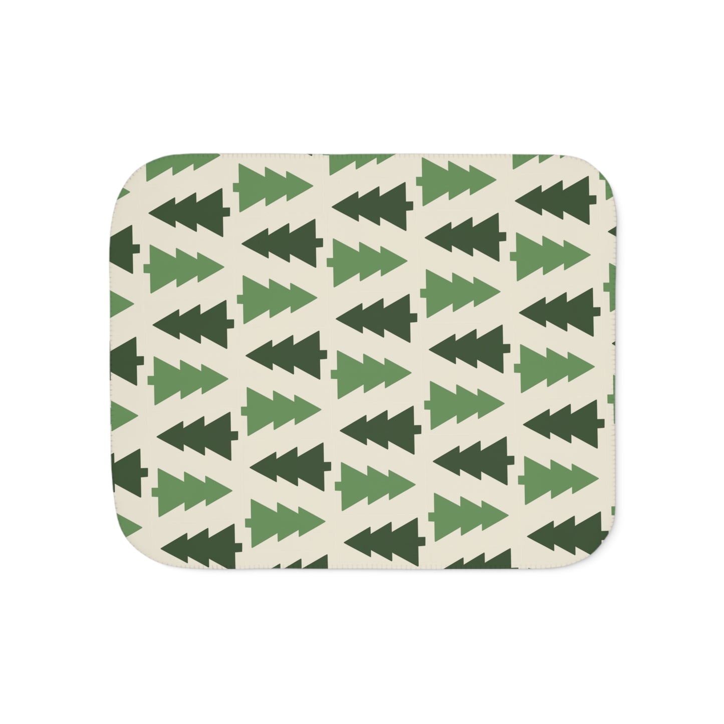 Trees Sherpa Blanket, Two Colors