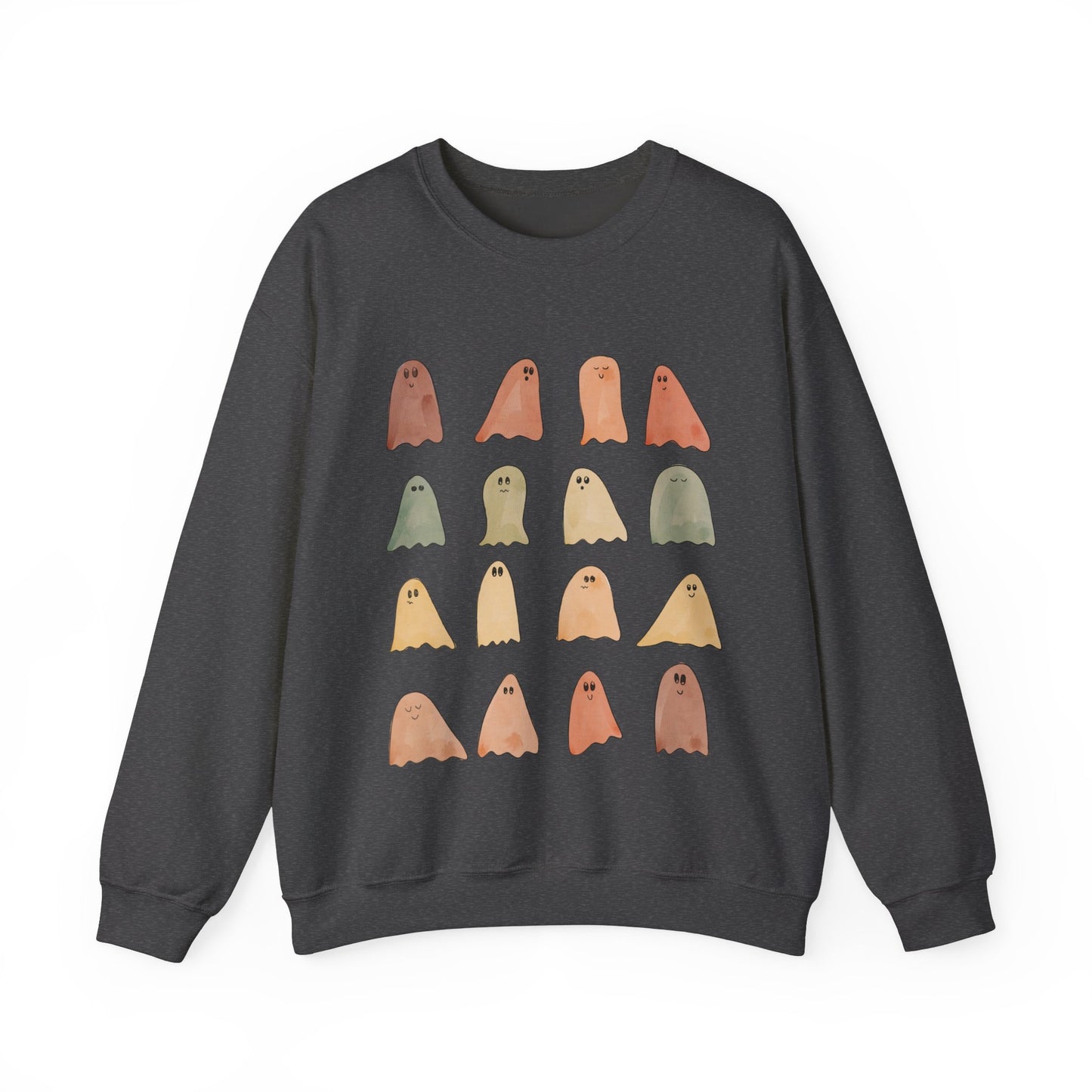 Fall Colors Painted Ghost Crewneck