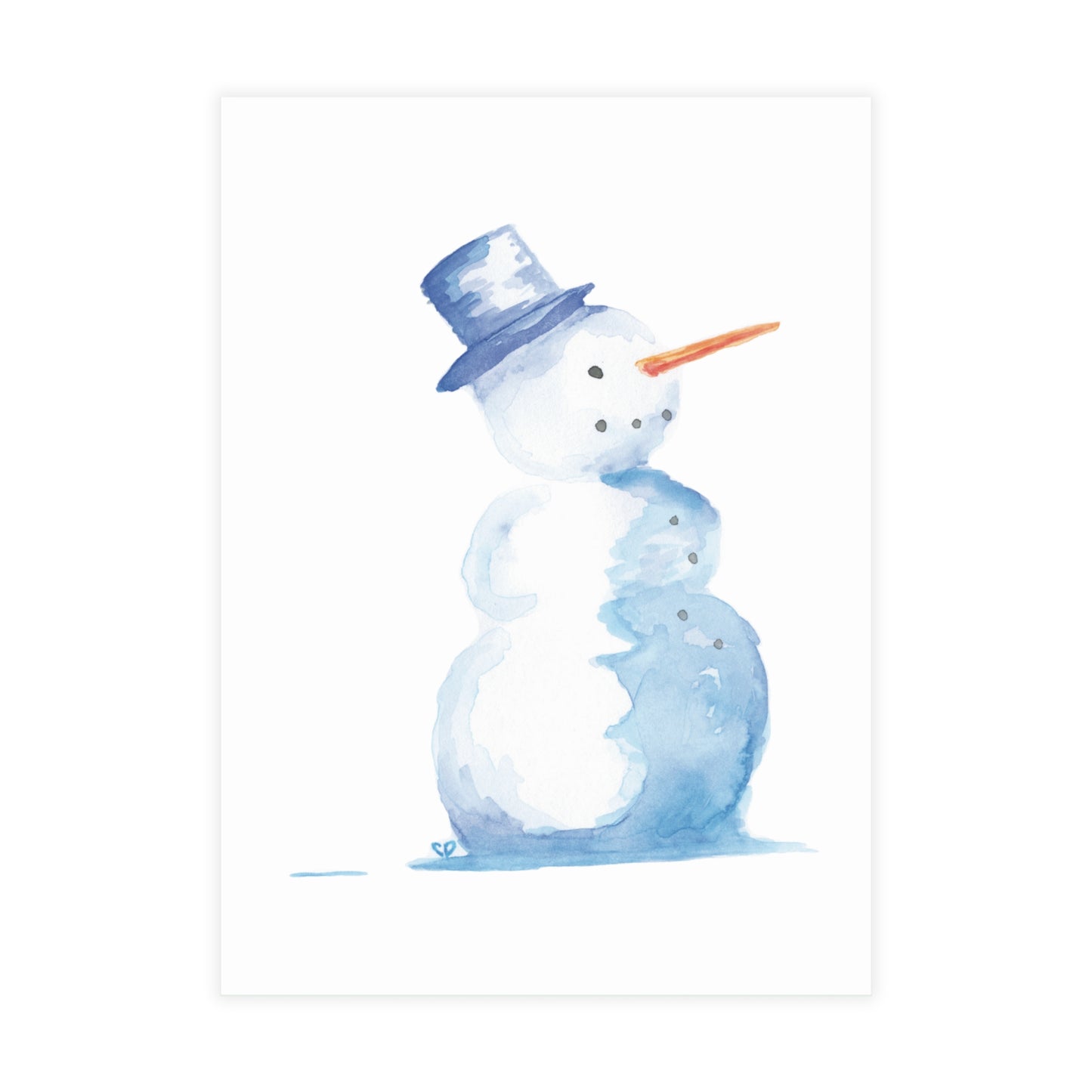 Snowman Postcard Prints