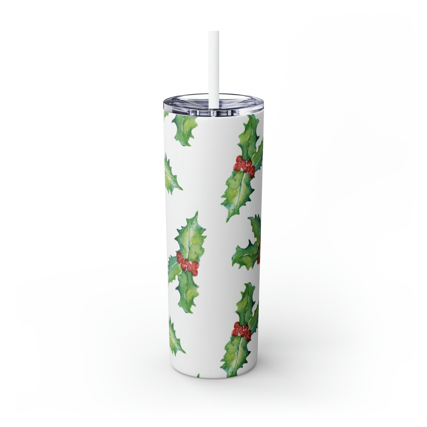 Holiday Berries Tumbler with Straw, 20oz