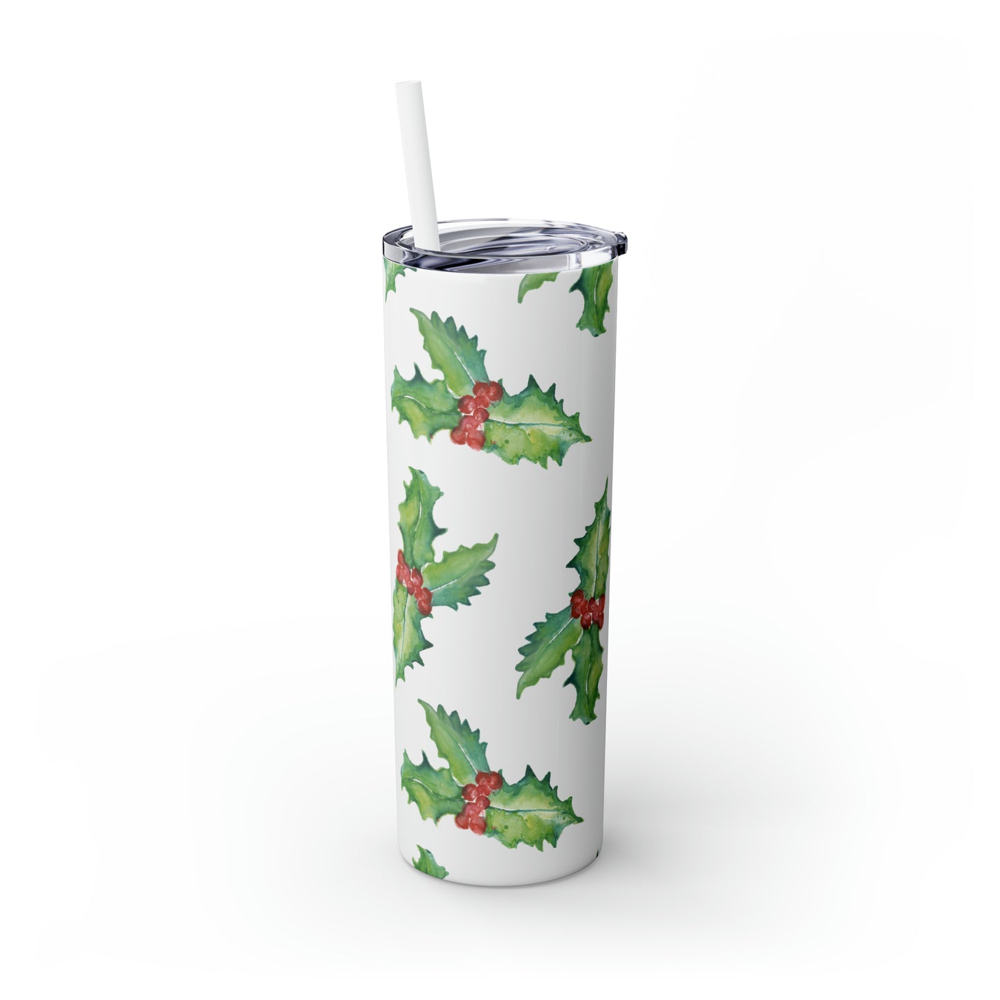 Holiday Berries Tumbler with Straw, 20oz
