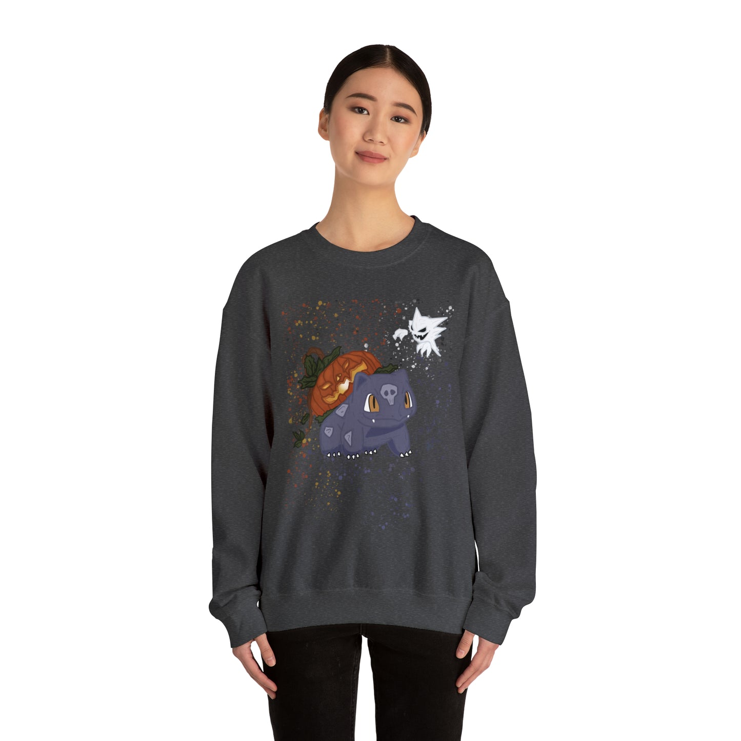 SPookémon Plantasaur Crewneck
