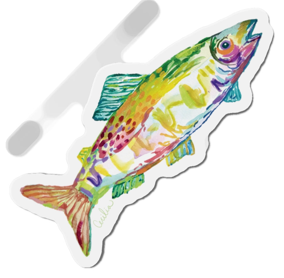 Teal Fin Magnet