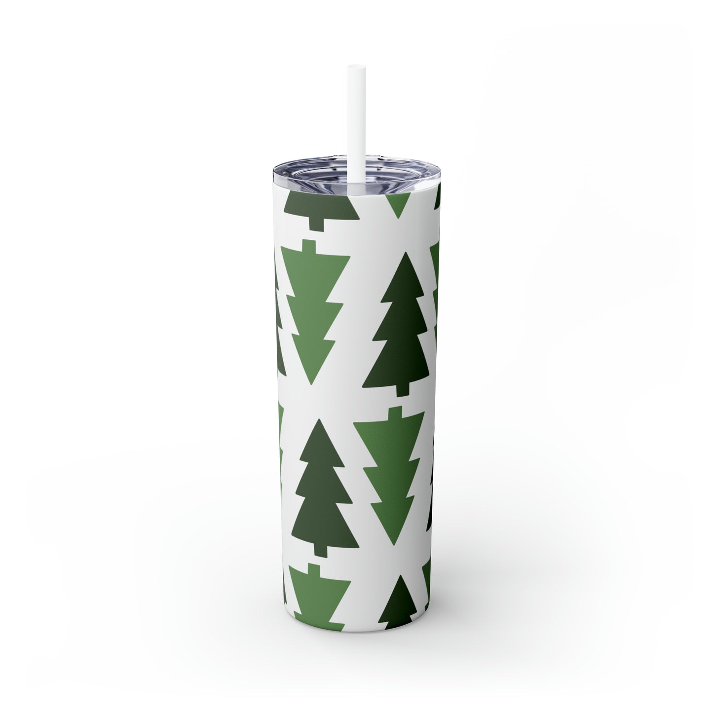 Forest Trees Tumbler with Straw, 20oz