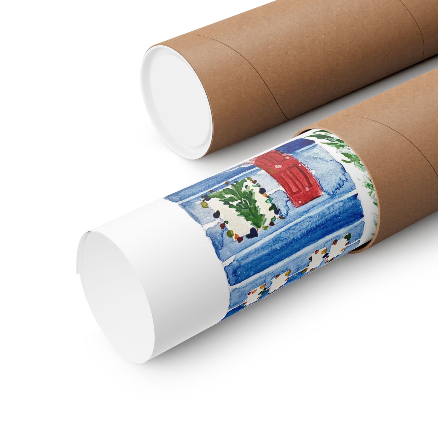 Christmas House Print