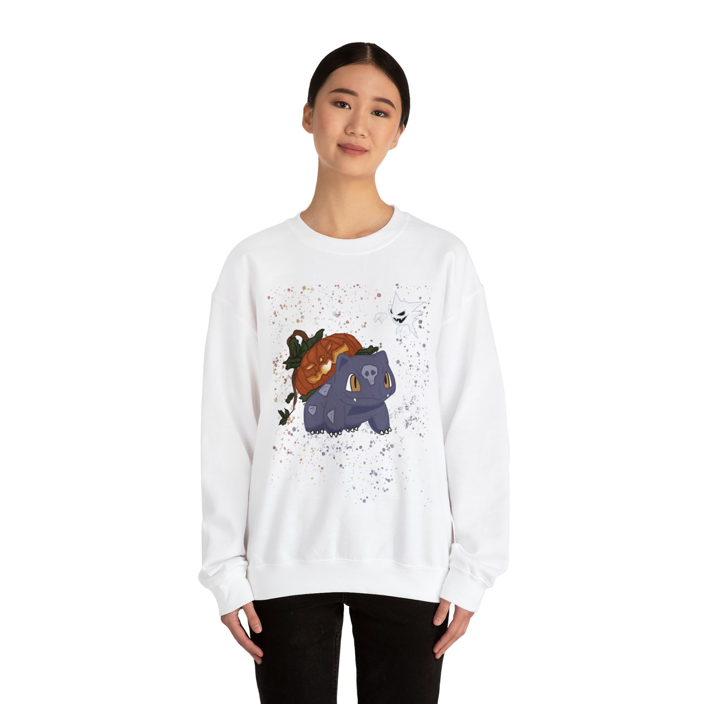 SPookémon Plantasaur Crewneck