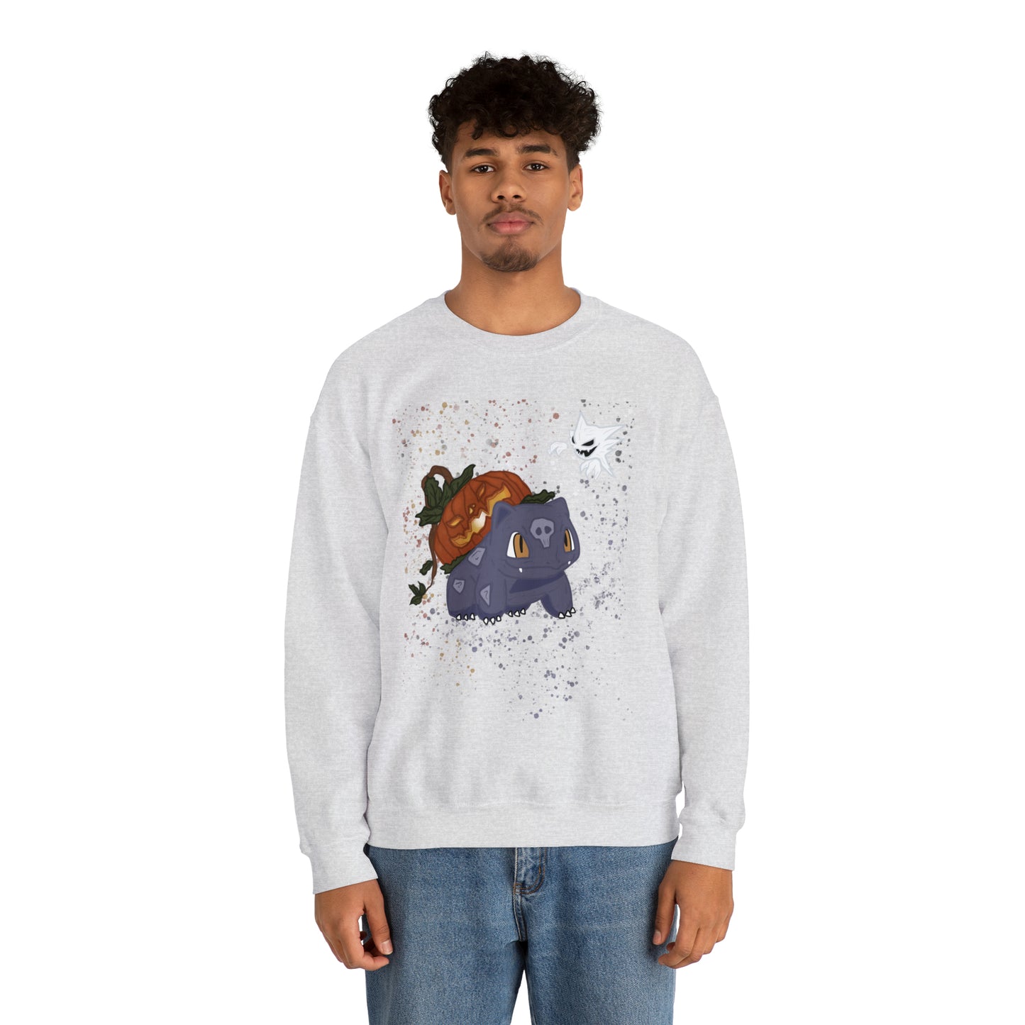 SPookémon Plantasaur Crewneck