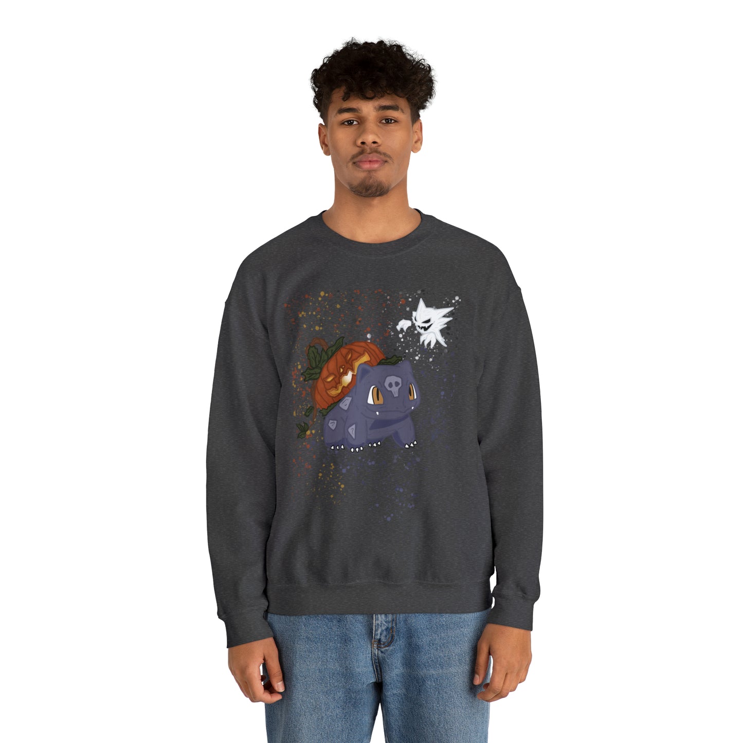 SPookémon Plantasaur Crewneck
