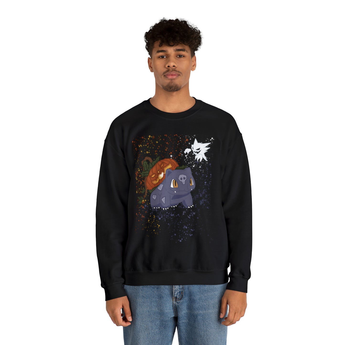 SPookémon Plantasaur Crewneck