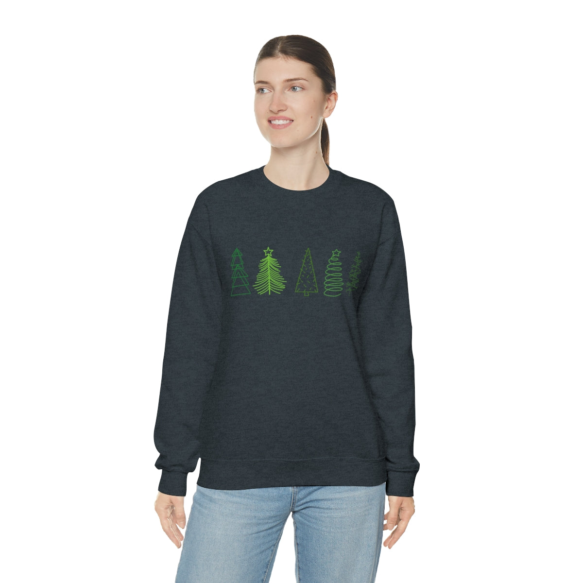 Festive Trees Crewneck