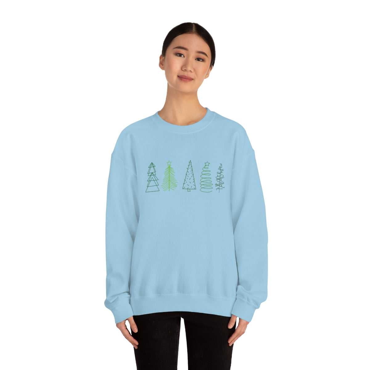 Festive Trees Crewneck