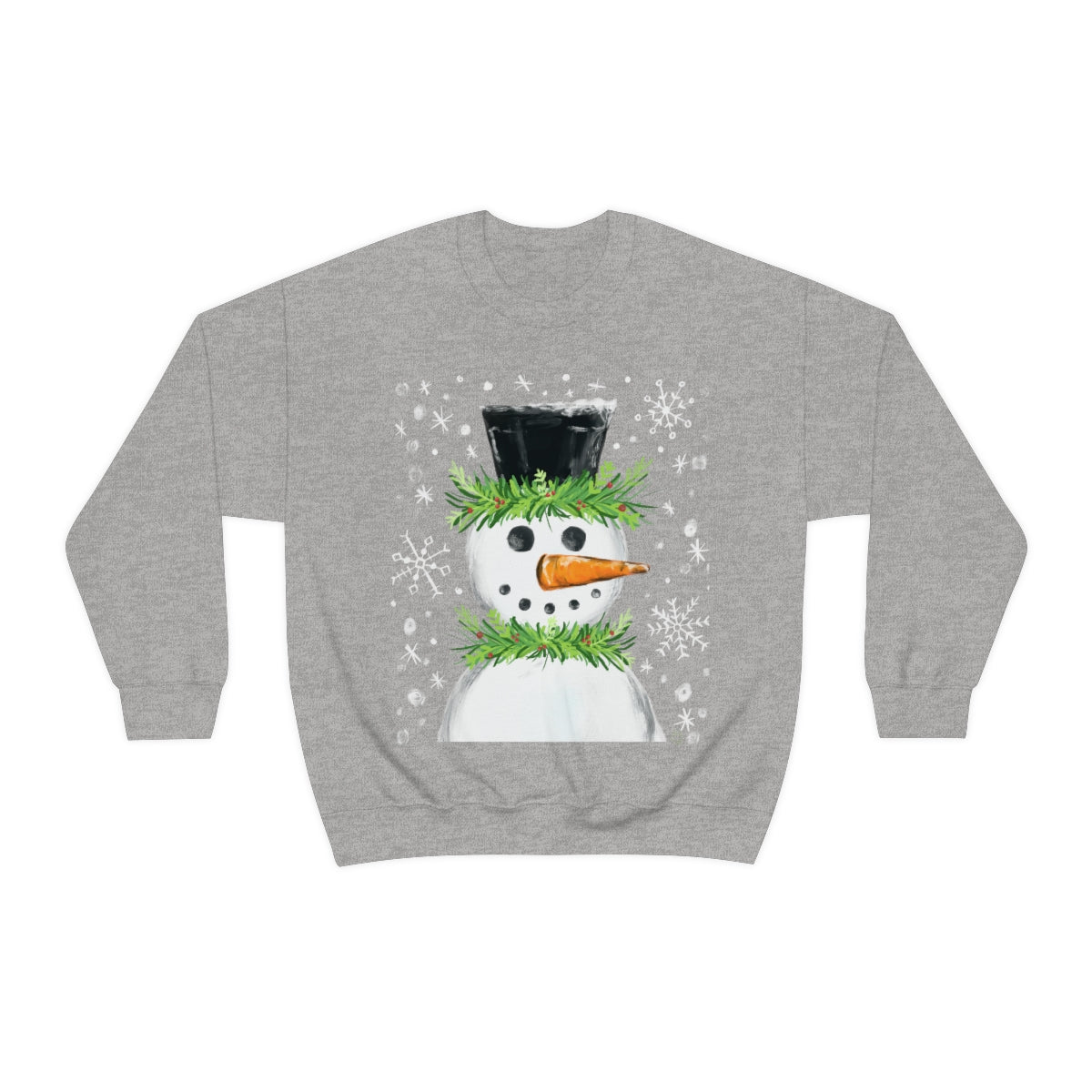 Festive snowman crewneck