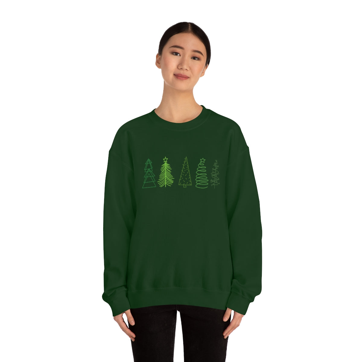 Festive Trees Crewneck