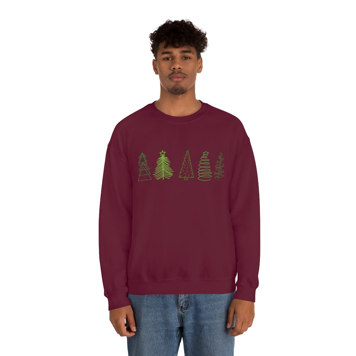 Festive Trees Crewneck