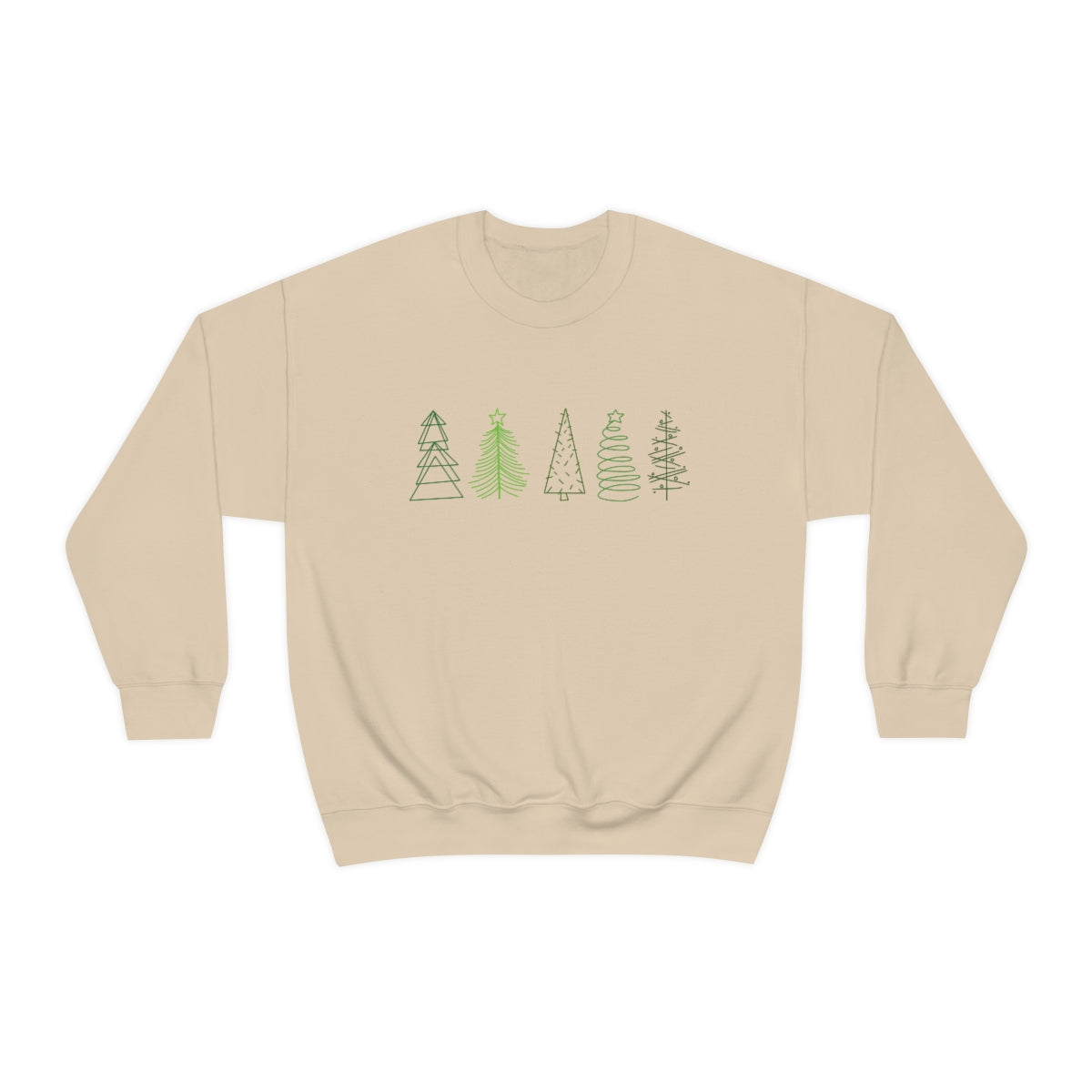 Festive Trees Crewneck