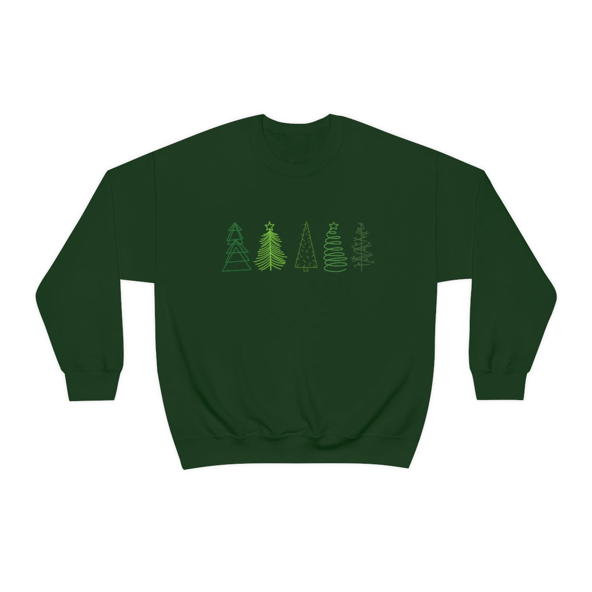 Festive Trees Crewneck