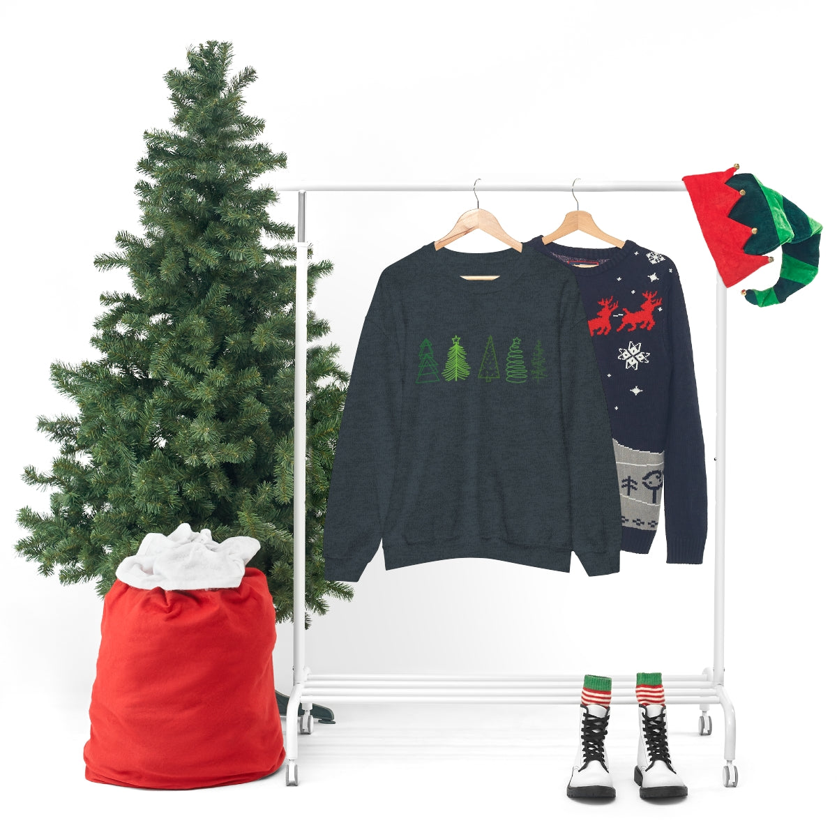 Festive Trees Crewneck