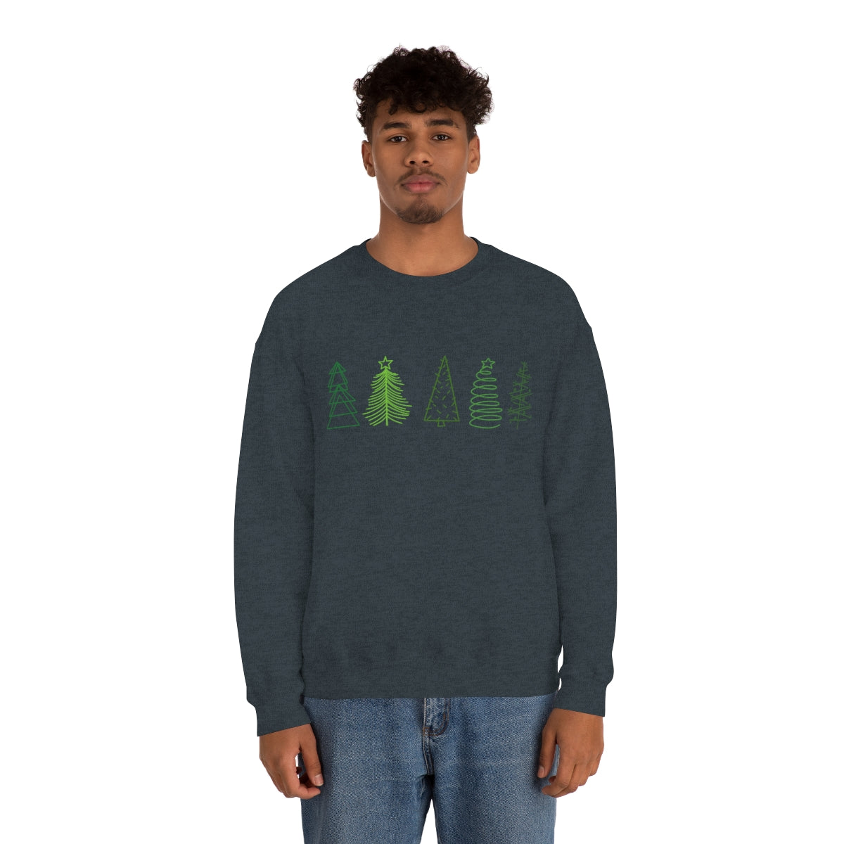 Festive Trees Crewneck